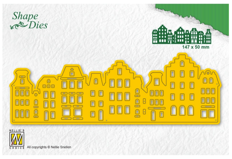 Nellie Snellen Shape Dies Vintage Houses