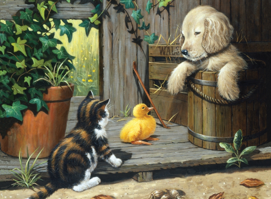 Painting by Numbers A3 Three Buddies