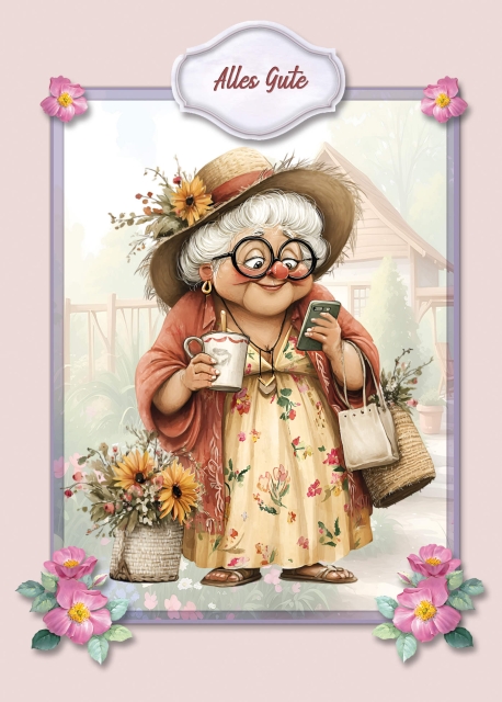 Reddy Cards Bastelset Geburtstag Oma & Opa 2
