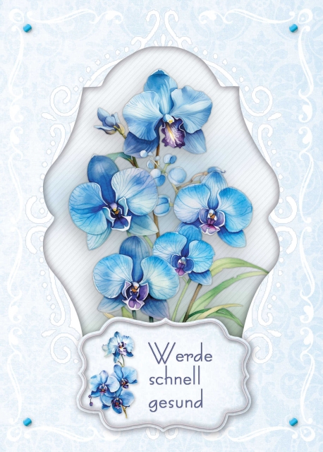 Reddy Cards Bastelset Orchideen