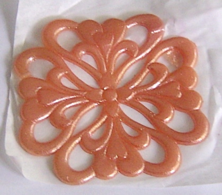 Wachs Ornament orange