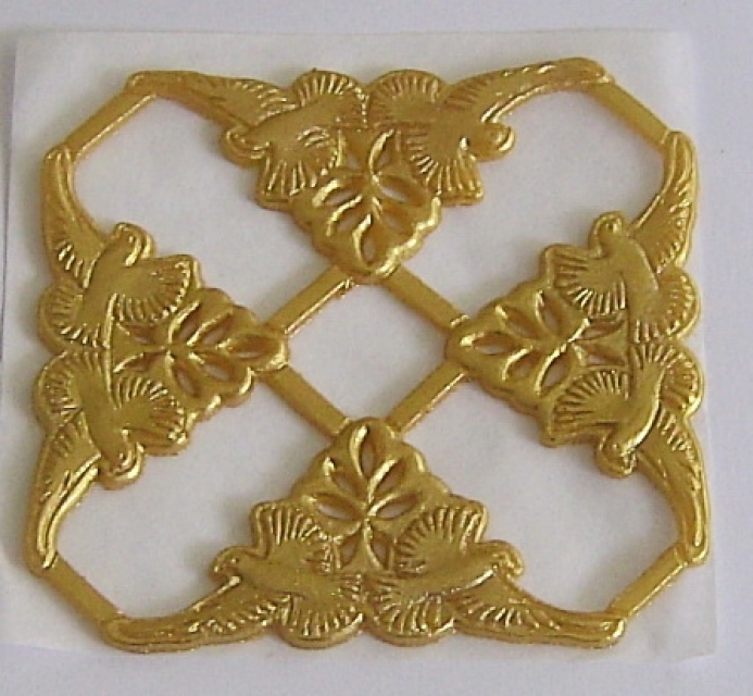 Wachs Ornament gold