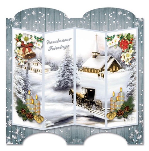 Reddy Cards Paraventkarten Christmas Vintage