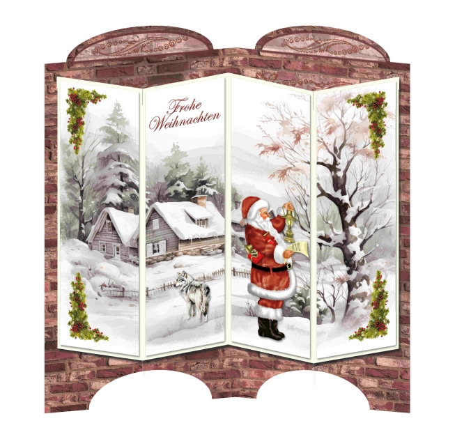 Reddy Cards Bastelset Weihnachtliche Paraventkarten
