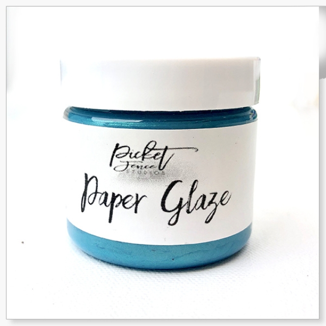 Picket Fence Studios Paper Glaze Ocean Poppy