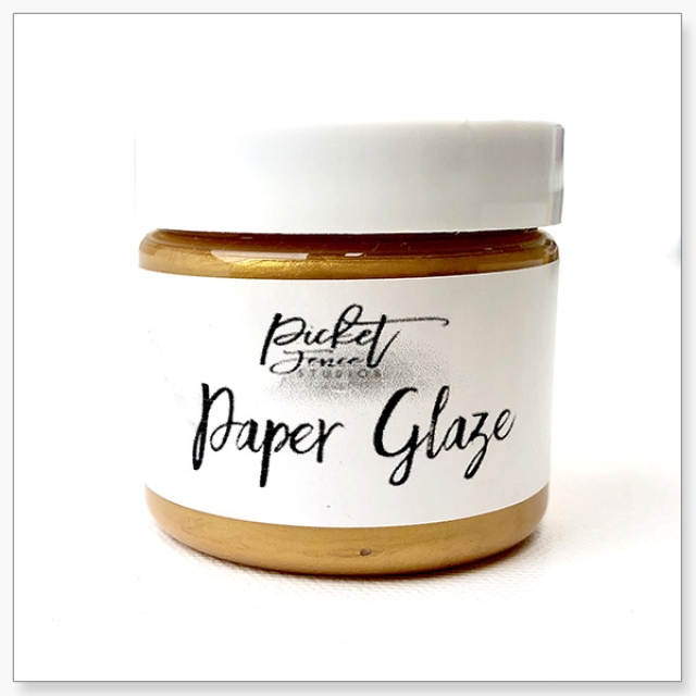 Picket Fence Studios Paper Glaze Golden Rose