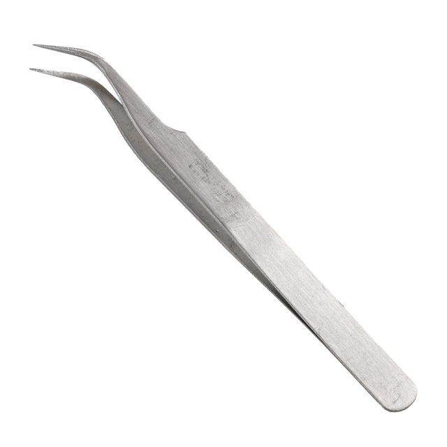Pinzette spitz gebogen 12 cm