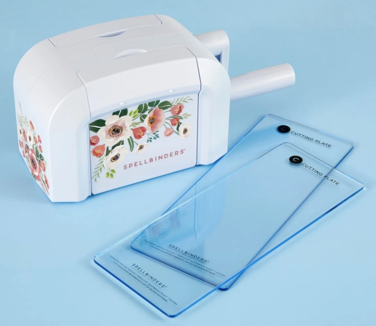 Spellbinders Platinum Scout Die Cutting And Embossing Machine 3,5 Inch Platform Blue Mist