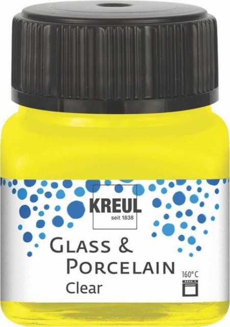 Kreul Glass & Porcelain Clear 20 ml Gelb