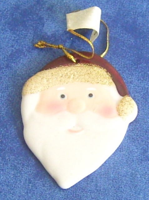Porzellan-Anhänger Nikolaus