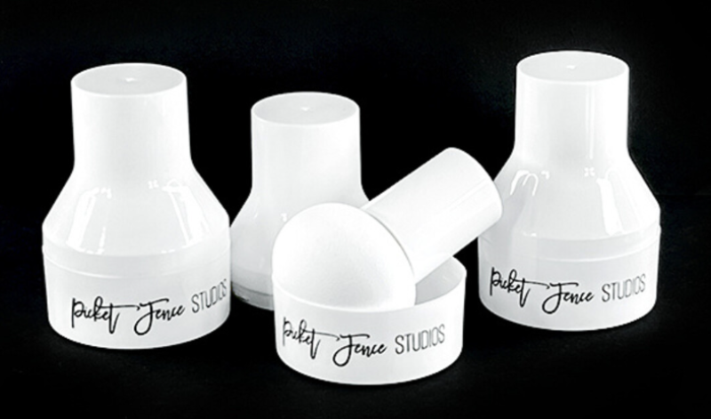 Picket Fence Studios Paper Pouncers White 3 Stück