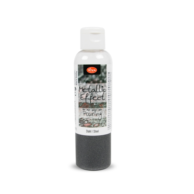VIVA Decor Metallic Effect für Pouring Stahl 120 ml