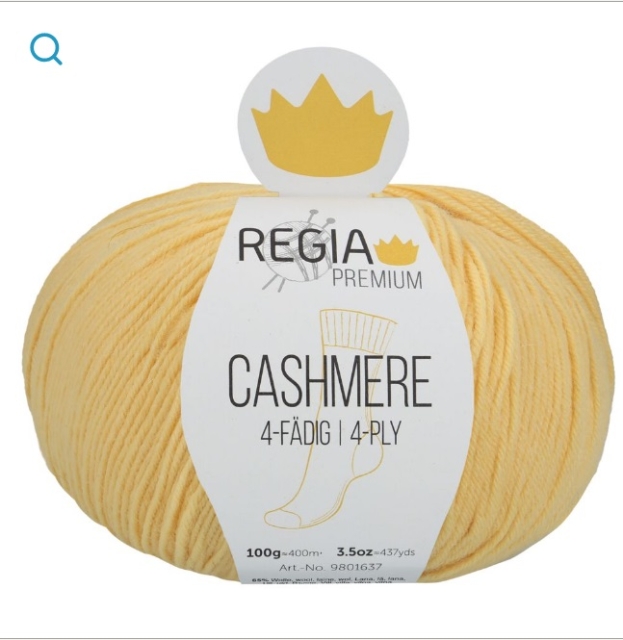 REGIA PREMIUM Cashmere 100 Gramm Farbe mimosa