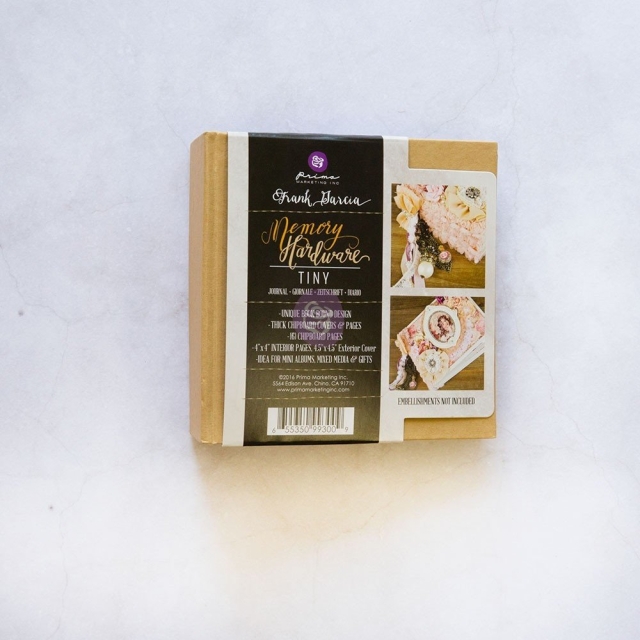 Prima Marketing Memory Hardware Chipboard Album Tiny