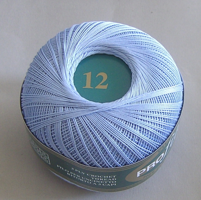 Häkelgarn Filo di Scozia Profilo 100 Gramm Stärke 12 blau
