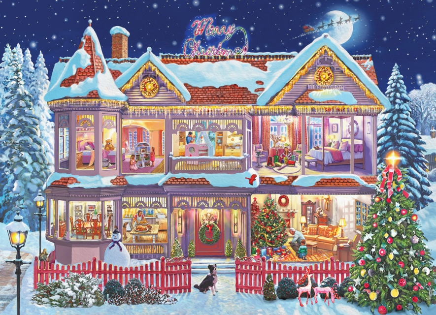 Eurographics Puzzle mit 1000 Teilen Weihnachtsvorbereitungen