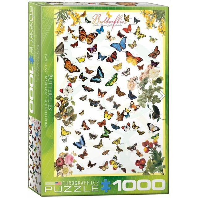 Eurographics Puzzle mit 1000 Teilen Butterflies