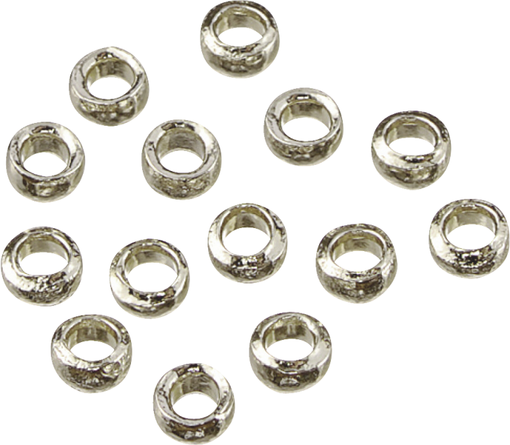 Quetschperlen platiniert 2,8 mm