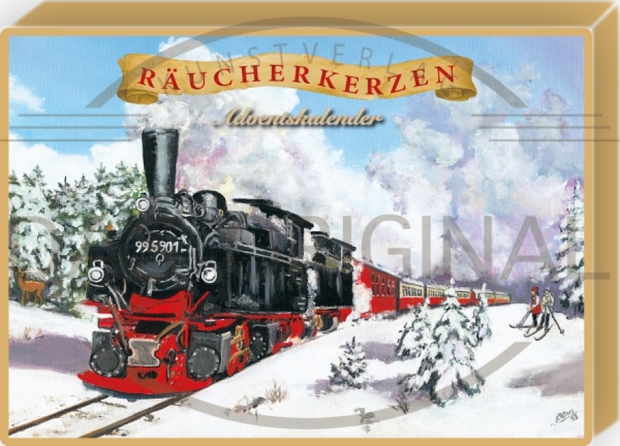 Räucher Adventskalender Harzer Schmalspurbahn