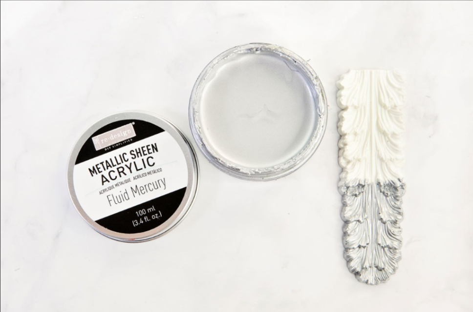 Re-Design with Prima Fluid Mercury Metallic Sheen Paint