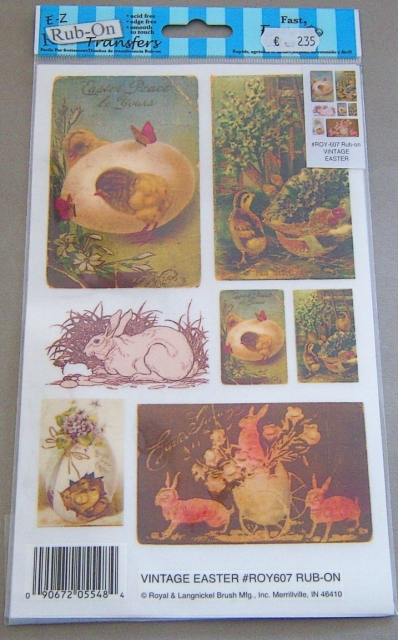 RUBBELBILDER Vintage Easter