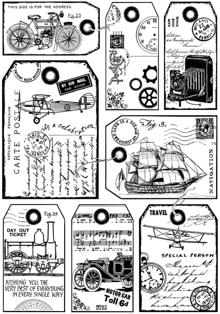 Crafty Individuals Unmounted Rubber Stamps It's a Man's World