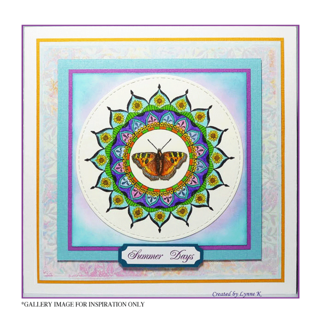Crafty Individuals Summer Mandala Unmounted Rubber Stamps