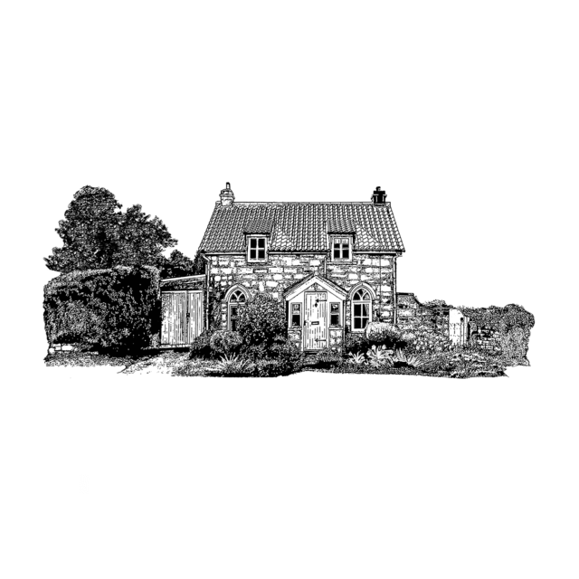 Crafty Individuals Unmounted Rubber Stamps Cottage Idyll