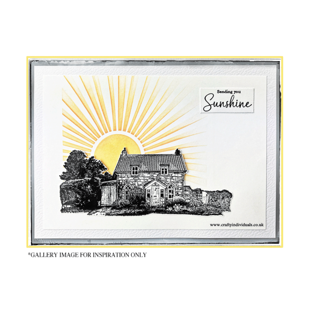 Crafty Individuals Unmounted Rubber Stamps Cottage Idyll