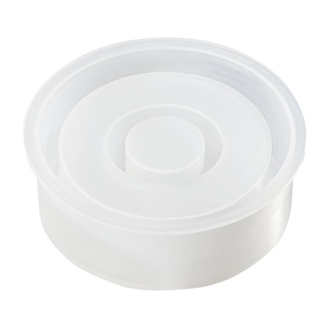 Silikonform Kerzenhalter Rund ca. 7 x 2,5 cm