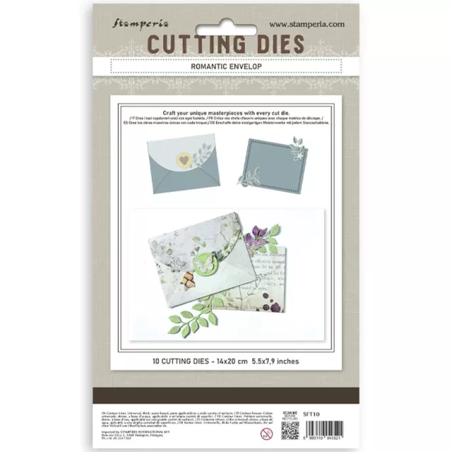 Stamperia Cutting Dies A5 Romantic Envelope