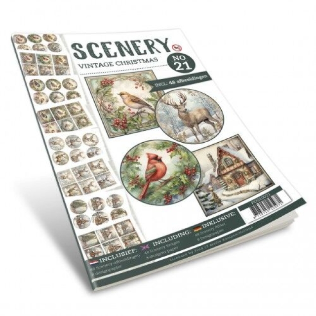 Scenery Push Out Book 21 Flowers with Passion