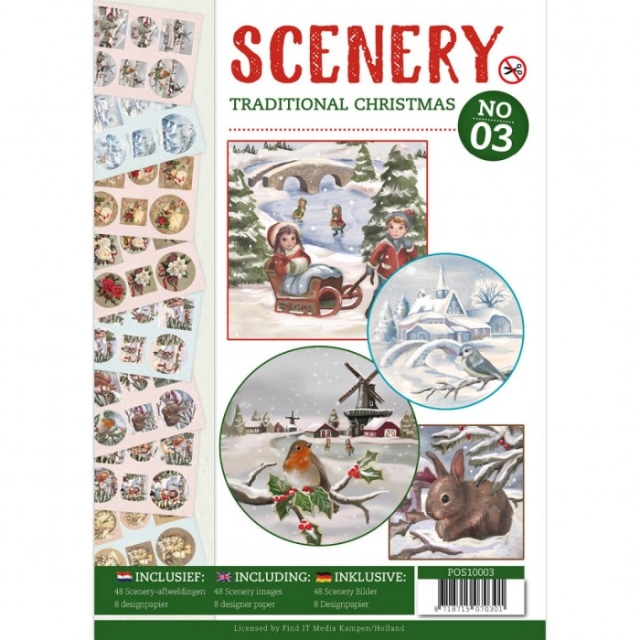 Amy Design Push Out Book Scenery 15 Christmas Miracle