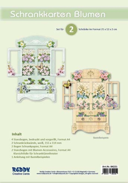 Reddy Cards Schrankkarten Blumen