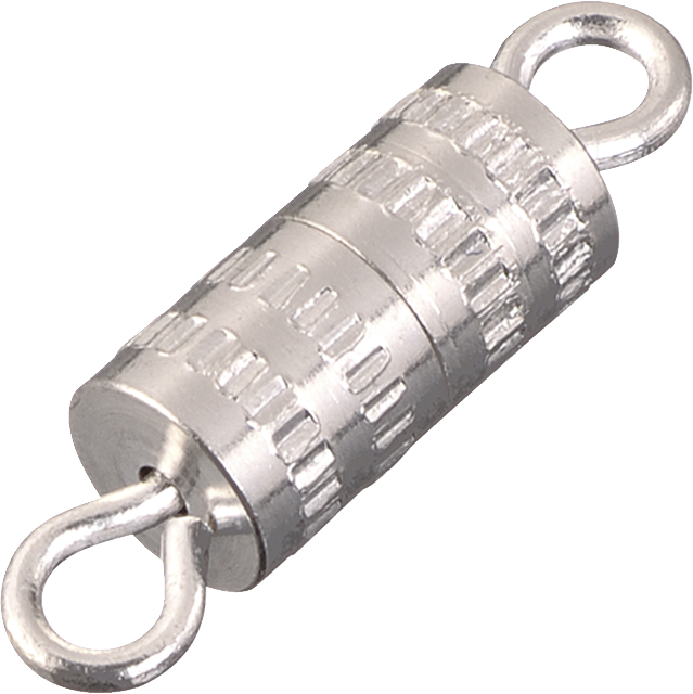 Schraubschließe 10 x 5 mm silberfarben