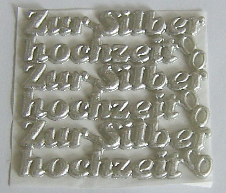 Wachs Schriften Zur Silberhochzeit