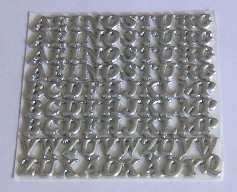 Wachs Schriften Buchstaben groß