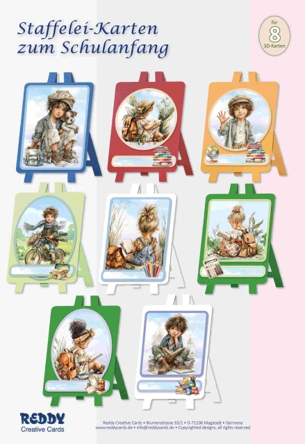 Reddy Cards Staffeleikarten zum Schulanfang