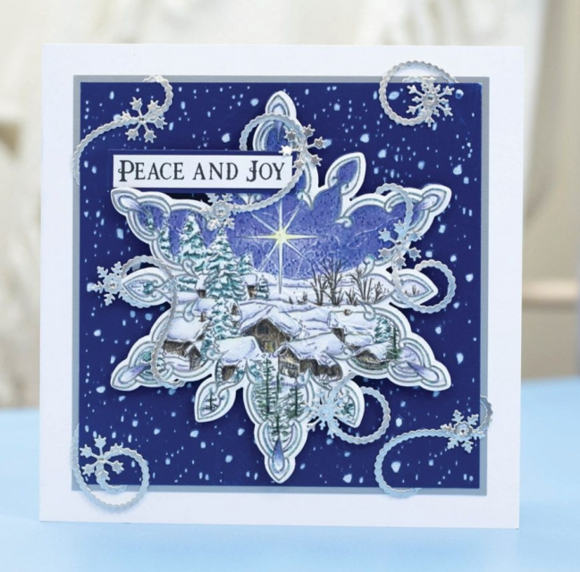 Sheena Crafts Stempel In The Frame Snowflake Stories