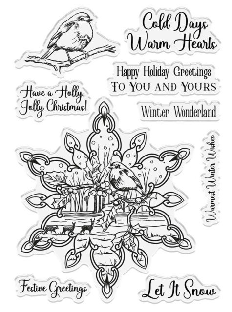 Sheena Crafts Stempel In The Frame Nature's Winter