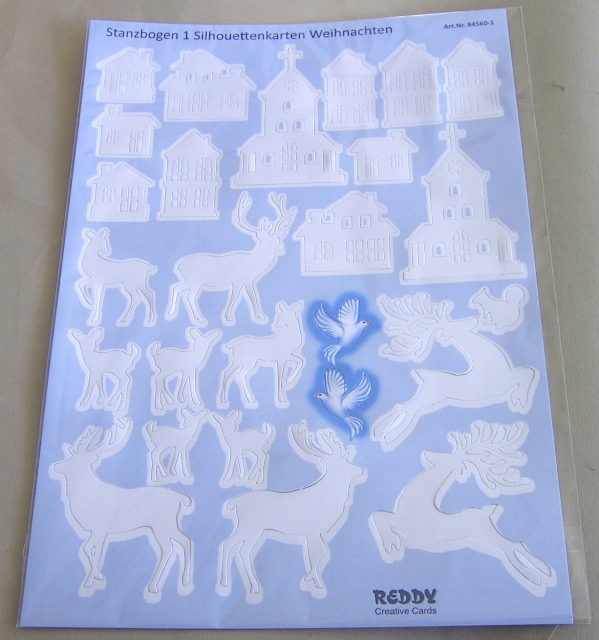 Reddy Cards Stanzbogen Silhouetten 1