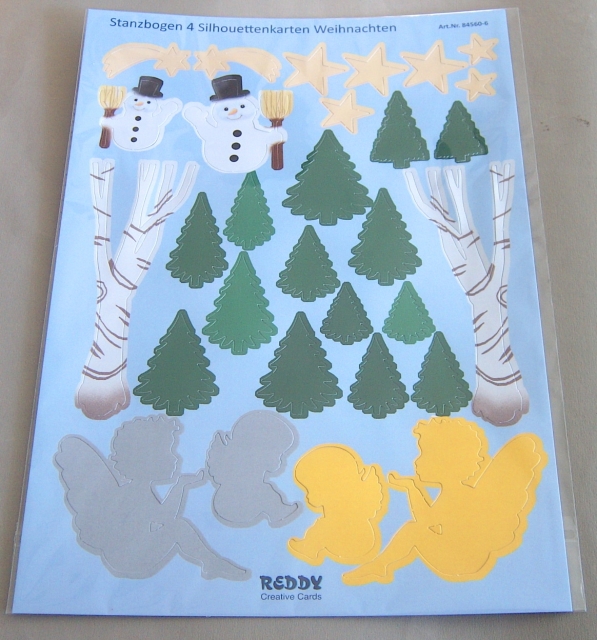 Reddy Cards Stanzbogen Silhouetten 4
