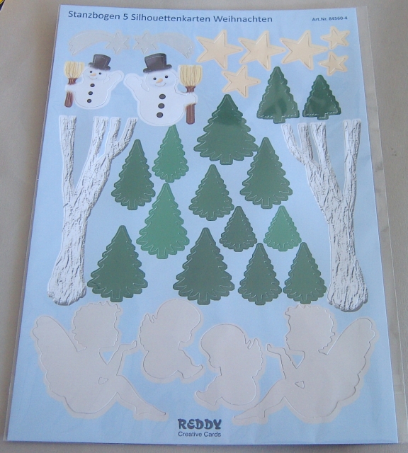 Reddy Cards Stanzbogen Silhouetten 5