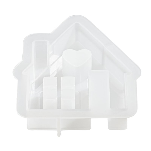 Silikonform Haus 11 x 9 x 2 cm