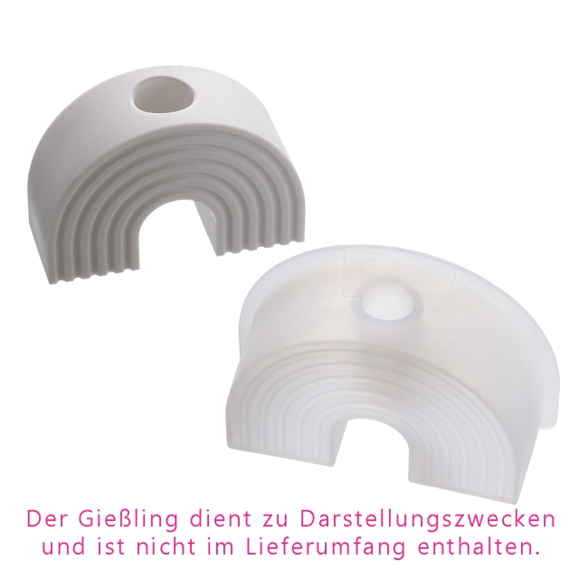 Silikonform Regenbogen Kerzenständer