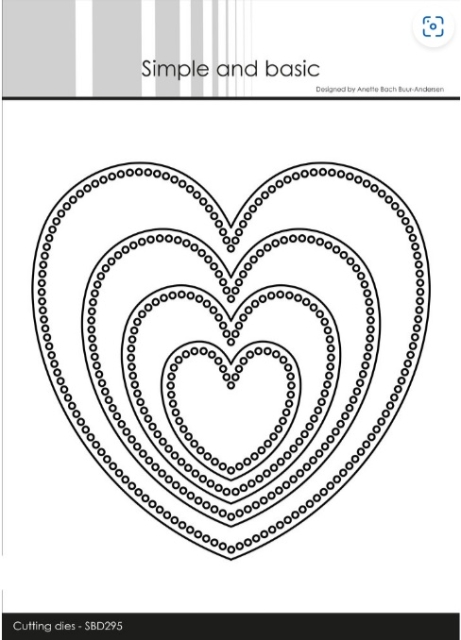 Simple and Basic Circle Edges Heart Cutting Dies