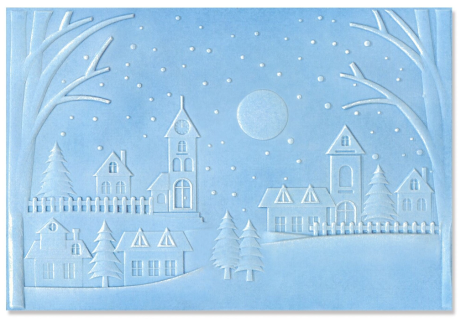 Sizzix 3D Textured Impressions Winter Village