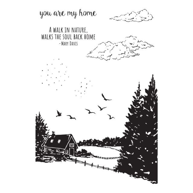 Spellbinders Create a Scene Silhouette Clear Stamp