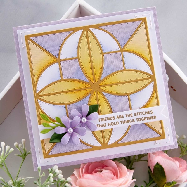 Spellbinders Patchwork Petals Etched Dies