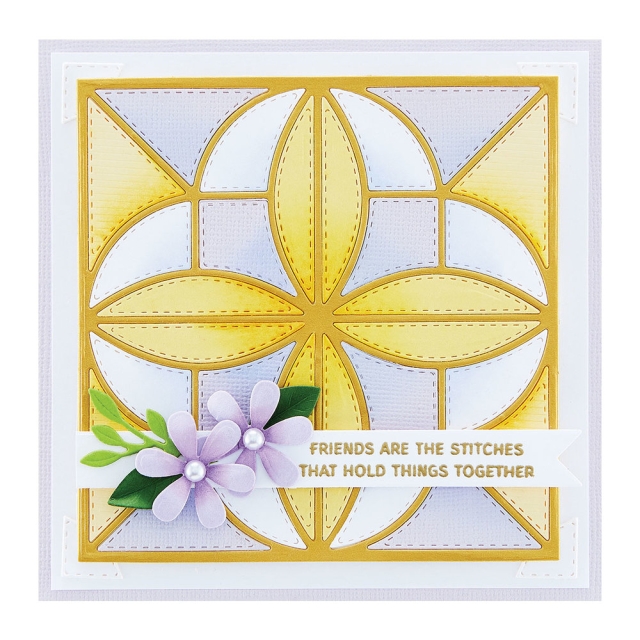 Spellbinders Patchwork Petals Etched Dies
